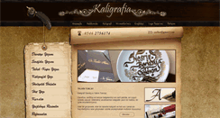 Desktop Screenshot of kaligrafia.net
