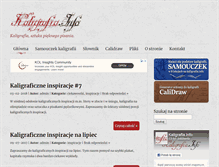 Tablet Screenshot of kaligrafia.info